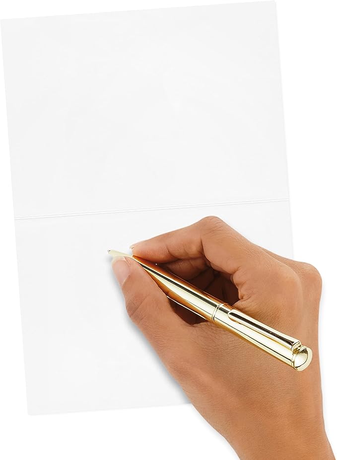 Hallmark Pack of Thank You Cards, Elegant Silver Foil (40 Thank You Notes with Envelopes)