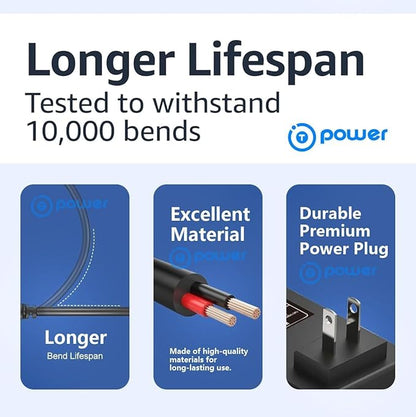 T POWER 24V Ac Dc Adapter for Rollo Model X1038 Label Printer & Nelko PL-70E-BT, MUNBYN NETUM JADENS P941 PAC090M 468BT LabelRange LP320 LP620 Label Maker Charger Power Supply Cord