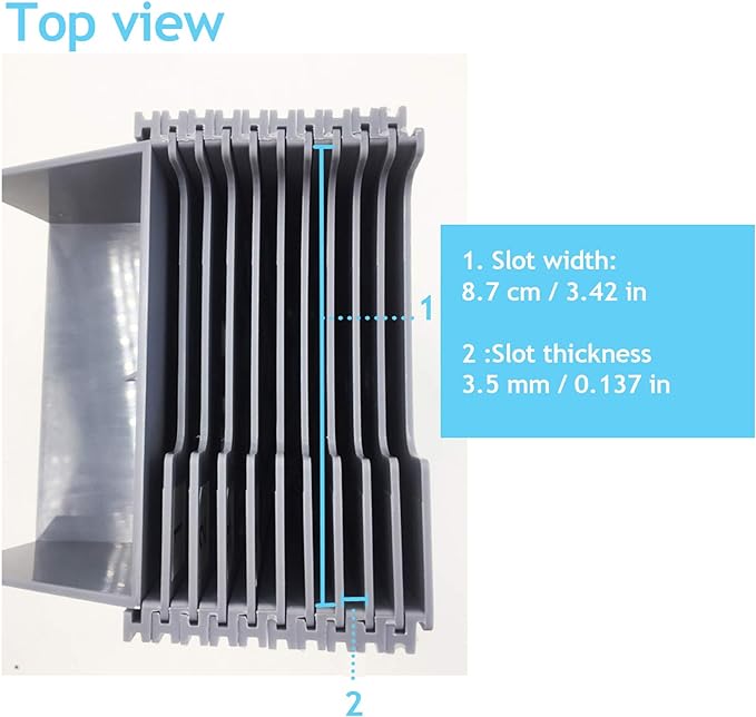 NADAMOO Time Cards Rack Retractable Time Card Holder with 10-Pocket,Plastic Wall Mounted Cards Holder Compatible with Time Card Machine Attendance Recorder Punch Clock for Office, Gray