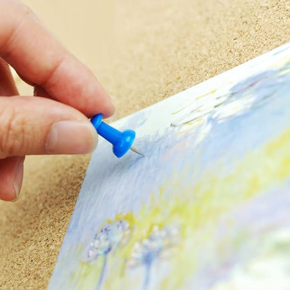 Large 60" x 36" Large Cork Board Bulletin Board, Framed CorkBoard, Wall-Mounted Notice Message Pin Board, Silver Aluminium Framed