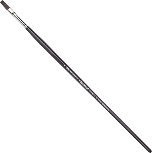 Winsor & Newton Galeria Flat Long Handle Brush, Size 4