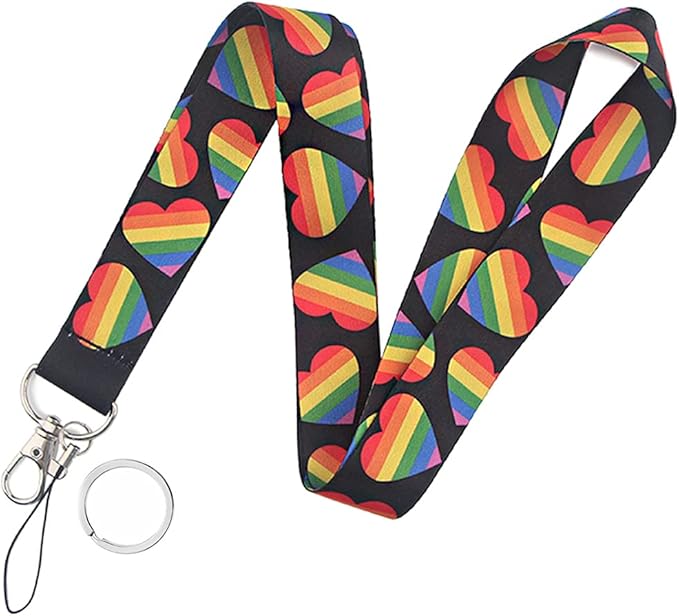 Yiflin Cute Neck Lanyard for Keys, Wallet, Id Card Holder, Cool Keychain Lanyard for Women, Men, Teacher