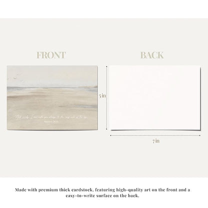 | Christian Greeting Cards Set of 6 with Envelopes |Jesus Decor & Christian Gifts for Women, Scripture Cards Biblical Cards Religious Gifts Christian Home Décor (5"x7" Scenic Scripture Set)