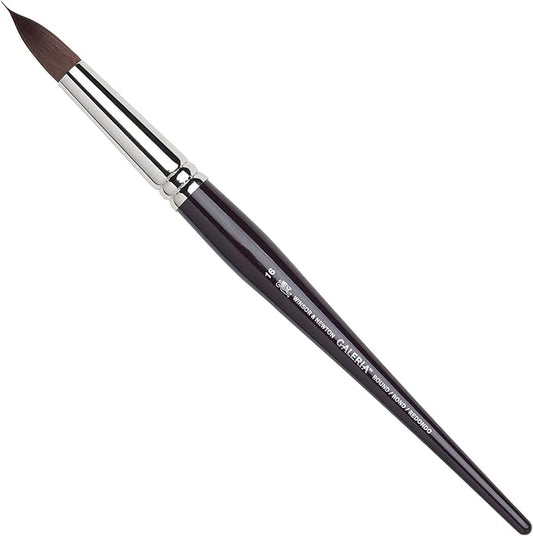 Winsor & Newton Galeria Round Short Handle Brush, Size 16
