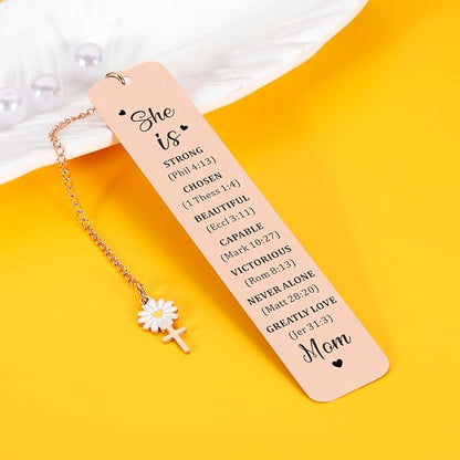 Gifts for Mom from Daughter Son Christmas Bible Bookmark for Women Valentines Mothers Day Birthday Gifts for Mother Mommy Mom to Be Bonus Mom Grandma from Teens Kids Book Lovers Sentimental Gift Idea