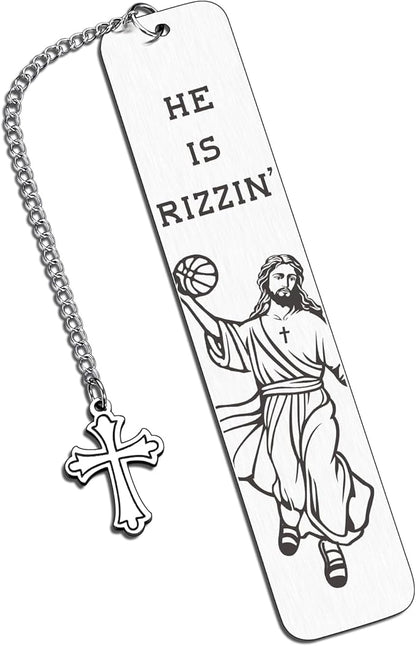 Baptism Gifts for Teens Boys First Communion Gift for Son Funny Jesus Christ Bookmark Confirmation Easter Gifts for Him Her Men Women Christian Birthday Graduation Book Lovers Reading Gift Christmas