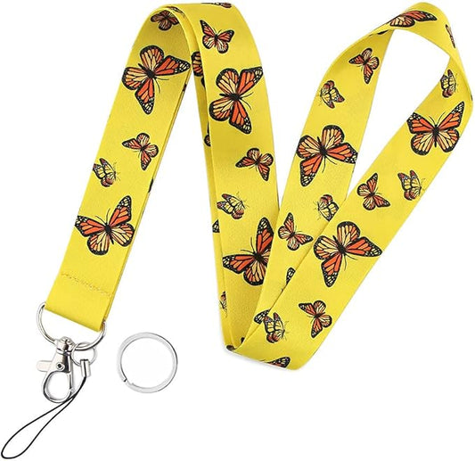 Yiflin Cute Neck Lanyard for Keys, Wallet, Id Card Holder, Cool Keychain Lanyard for Women, Men, Teacher