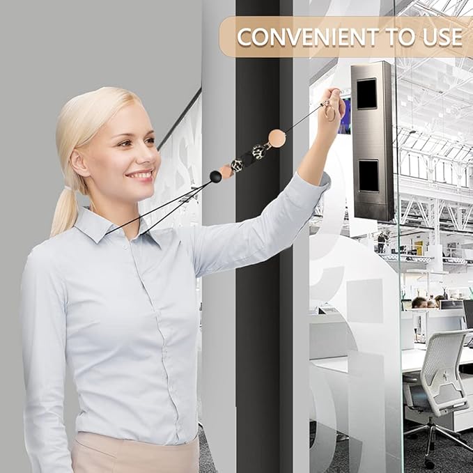 2PCS Retractable Lanyards for ID Badges and Keys, Cute Breakaway Teacher Lanyard with Badge Holders and Reels, Silicone Beaded Lanyard for Women, Nurses, Office with 4 Waterproof Card Holders