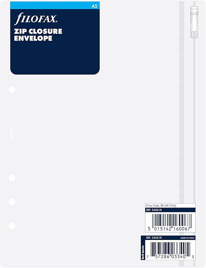 Filofax Zip Closure Envelope, A5 (B343618)