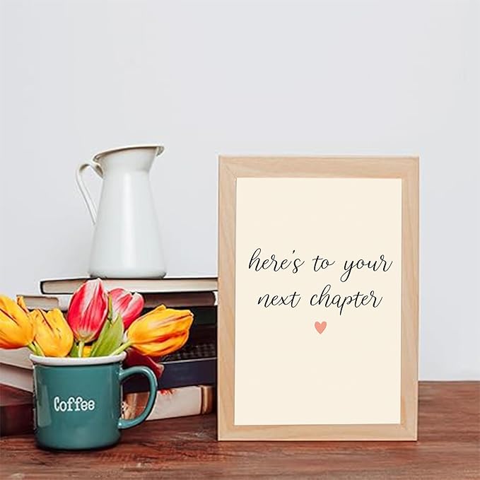 Funny New Chapter Card for Men Women - Congratulation, Leaving, Retirement, Goodbye Card for Friend Him Her