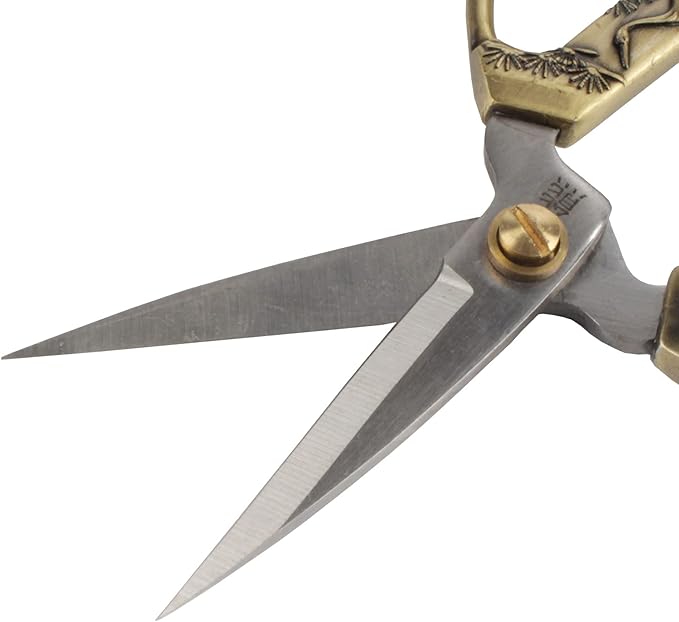 JubileeYarn Crane Motif Small Embroidery Craft Scissors - Bronze - 1 Scissor