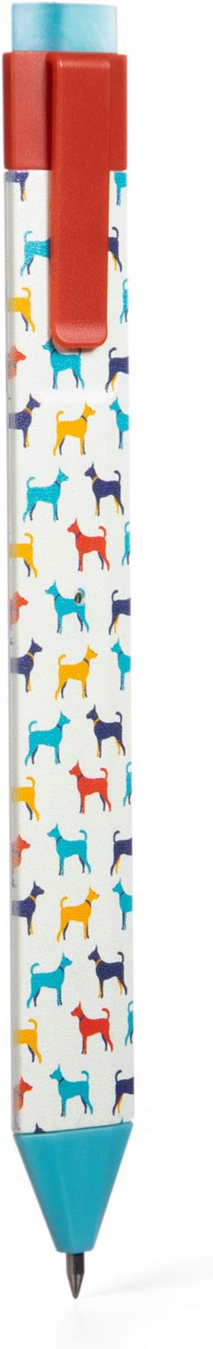 Pen Bookmark with Refills | Erasable Ballpoint Gel Pen and Bookmark 3-in-1 | Ink Novelty Pen with Eraser | Page Marker | Book Marker | Page Holder Clip | Gift for Reader and Writer (Dog)