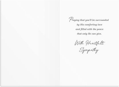 DaySpring - Sympathy - Blessed are Those Who Mourn - 4 Nature Landscape Design Assortment with Scripture - 12 Sympathy Boxed Cards & Envelopes (U0060)