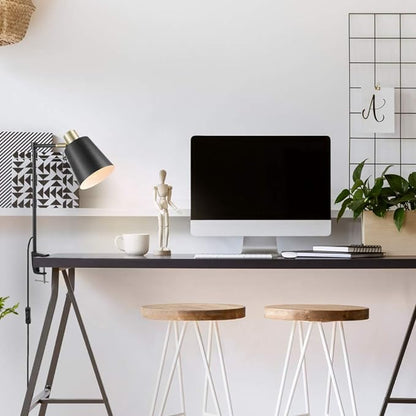 Globe Electric 52900 Lex Desk Lamp, Black with Gold