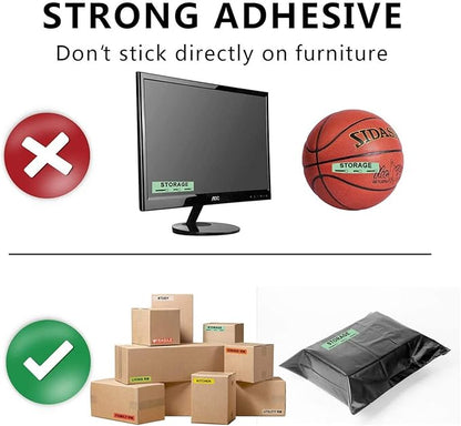 1440 Count Home Moving Labels,24 Rolls Different Color Coding Moving Labels for Boxes Stickers + Fragile Moving Stickers + 2 Blank Label roll is for Customized use-Moving-Labels