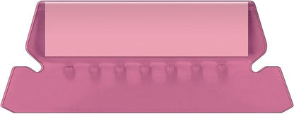 Pendaflex Hanging Folder Tabs, 2", Clear Pink, 25 Tabs and Inserts per Pack (42 PIN)