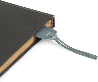 Londo Genuine Leather Handmade Bookmark (Set of 2) (Knotted, Blue)