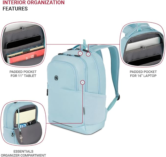 SwissGear Orientation, Light Blue, 17.75-Inch