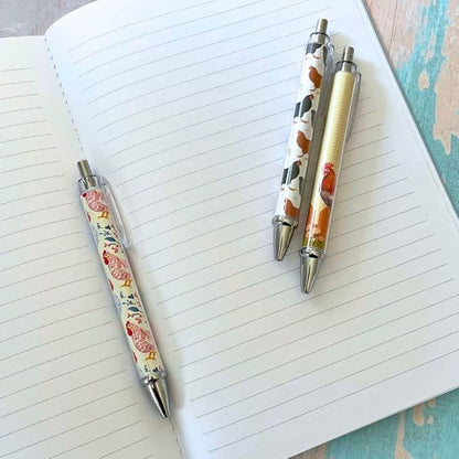 10PC Chicken Writing Pens Rooster Hay Chickens Lovers Ballpoint Lady Pen Office Supplies Pencils Bird Turkey Duck Roosters for Women Men Fun Themed Gag Gifts Gift Accessories Desk Decor Novelty