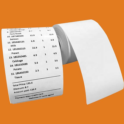 (300 Rolls) 2 1/4 x 50 Thermal Paper Receipt Rolls Premium Quality Paper fits all Credit Card Terminals BPA Free