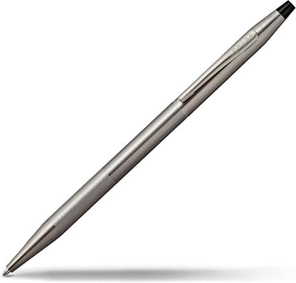 Cross Classic Century Refillable Ballpoint Pen, Medium Ballpen, Includes Premium Gift Box - Titanium Grey Micro-Knurl