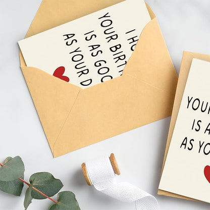 Naughty Birthday Card for Men, Husband, Boyfriend, and Him | Happy Birthday Gifts & Decorations for Men