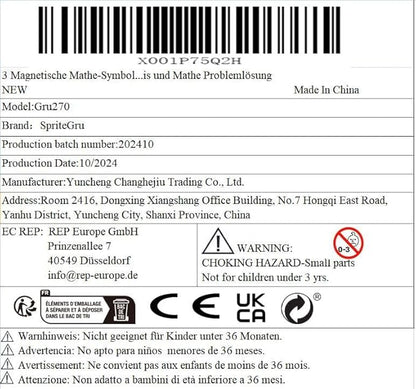 3 Magnetic Math Signs, Math Symbols Greater Than/Less Than/Equal to Math Demonstration Tool Teacher School Classroom Supplies, Numeric Relationship Understanding and Math Problem Solving