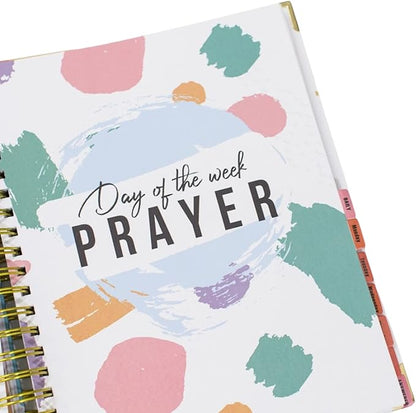 Coffee and Bible Time Prayer Journal: 3 Sticky Note Pads Included, Gold-Colored Spiral Binding, Solid Board Cover, Perfect to Journal Prayers and Grow in Faith