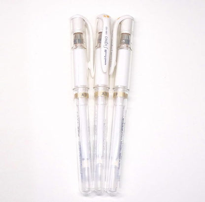 Uni-Ball UM 153 Signo Broad Point Gel Pen - White - Pack of 3, Limited Edition