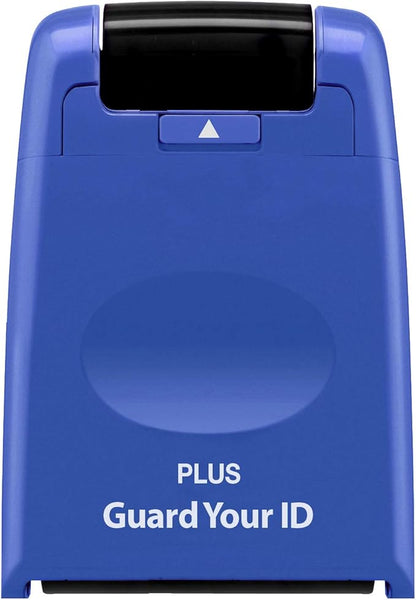Guard Your ID Identity Protection Security Prevention Stamp Roller (Blue)