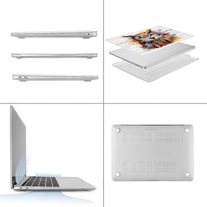 Compatible with 16.2 Inch MacBook Pro 2485/A2780, Funny Colorful Owl Hard Plastic Shell Cover Case