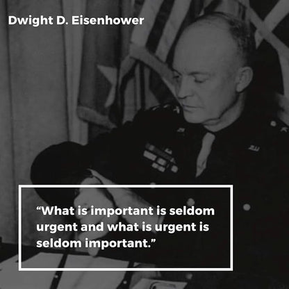 Large Eisenhower Matrix Sticky Notes, 50 Pages, 8x6” by DAILY RITMO