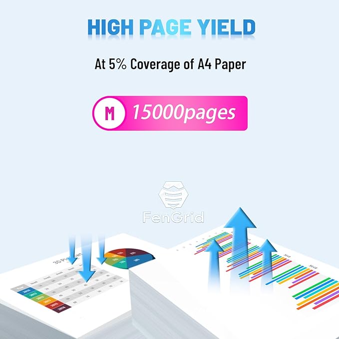 AltaLink C8030 Magenta Toner Cartridge 006R01699 Replacement for Xerox AltaLink C8030 C8035 C8045 C8055 C8070 ( Magenta, 15,000 Pages )