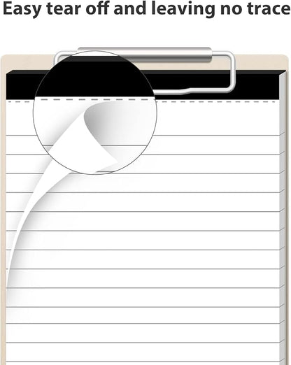 Notepad for Daily Planning and Organization of Work – 4 x 6-inches Lined Paper – Thick Bright White Paper – 30 Pages – Note Pads Ruled Pages – Pack of 8