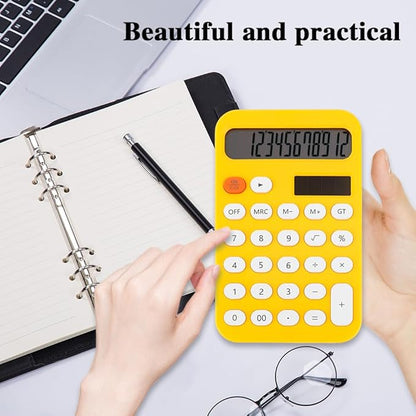 Basic Calculator Calculator Small Mini Calculator Calculator for School School Supplies 4 Function Calculator Cute School Supplies for Girls Simple Calculator Financial Calculator Solar Calculator