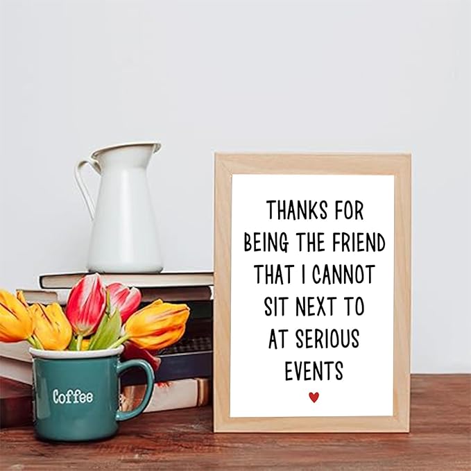 Funny Best Friend Birthday Card for Men Women, Good Ideal Gift for Him Her, Happy Friendship Birthday Card, Touching Bestie Appreciation Card