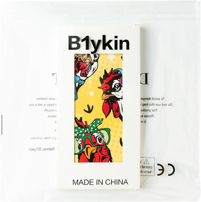 B1ykin Sticky Notes Set - Cartoon Theme Cute Self-Stick Notes Pad Teacher Appreciation Gifts， Self-Adhesive Writing Memo Pages Sticky to Do Notepad for Kids Employee School Office (Funny Chicken)