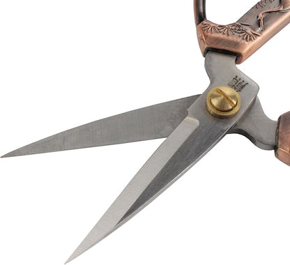 JubileeYarn Crane Motif Small Embroidery Craft Scissors - Copper - 10 Scissors