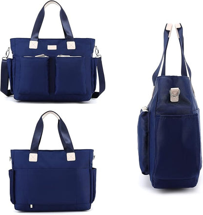 canvaslife Laptop Briefcase, Practical Waterproof Versatile Laptop Shoulder Messenger Bag (15 "-15.6”A-5)