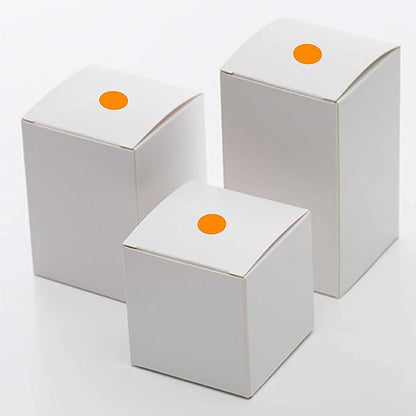 PARLAIM 3/4" Round Color-Coding Circle Dot Labels in Roll, 1000 Stickers, 0.75 inch for Family and Office, Orange