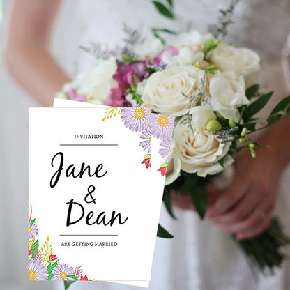 Wishop 20 Sheets Colored Thick Paper Cardstock Blank for DIY Crafts Cards Making, Invitations, Scrapbook Supplies (White, 8.5 x 11 inches)