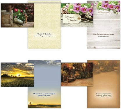 All Occassion Greeting Cards - King James Version Scriptures - Assorted Designs - 48 Count
