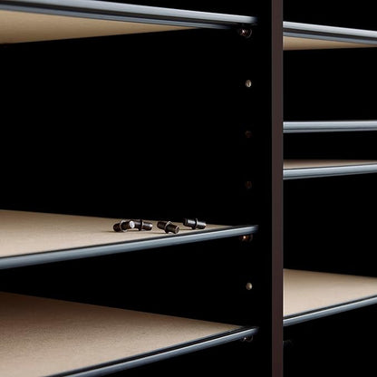 Safco Wooden Paper and Mail Organizer for Home Office and Classroom, Adjustable Shelves and Stackable