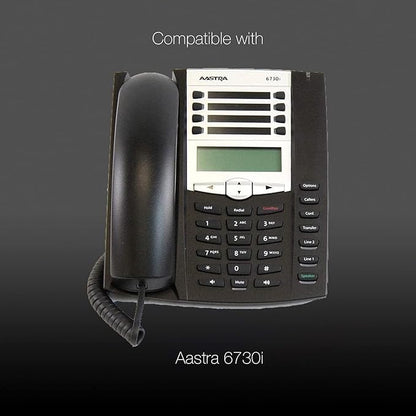 Global Teck U10p Plantronics - Poly Type Headset Telephone Cord Compatible with Mitel, Aastra, Polycom, Nortel, Meridian Landline Phones - For Plantronics H and HW series Corded Headsets and EncorePro