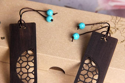 Wooden Bookmark Engraved Book Mark Vintage Style Best Unique Gifts Set for Book Lovers,Women,Men,Teacher,Birthday Present