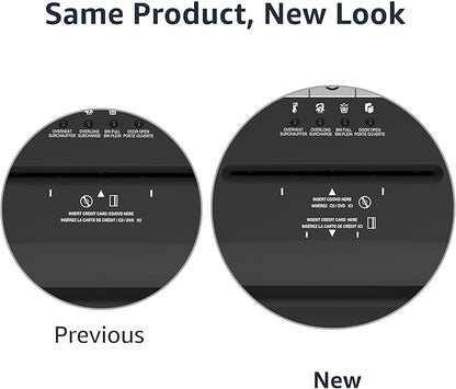 Amazon Basics 18 Sheet Cross Cut Paper, CD, and Credit Card Shredder, Black