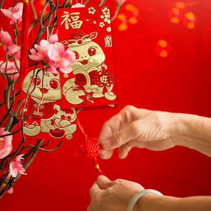 Red Envelope Snake 2025, 36 Pcs Cute Red Envelopes Chinese, Chinese New Year Red Envelopes, Lunar New Year Envelopes, Red Packets, Hong Bao, Lucky Money Envelopes for Wedding Birthday Spring Festival