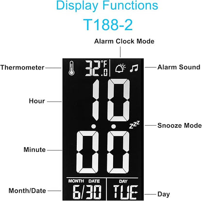 LED Desk Lamp with Clock,Color Changing Nightlight,Study Lamp with Pen Holder,Desk Light with USB Charger,Table Light for Home,Office,Bedroom,Gift for Kids,Students,Women,White