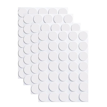 350 Pcs (0.79 Inch Diameter) 20mm Double Sided Adhesive Glue Round Dots Stickers Removable Clear Sticky Tack Putty Waterproof for Balloon, Crafts, Art Decoration