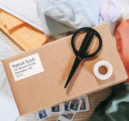 [230 pcs] Phomemo Original Labels for M110 M100 M220 M221 M120 M200, 1.97'' x 1.18''(50 x 30mm), 230 Labels/Roll, Square, White, Multi-Purpose Self-Adhesive Thermal Labels, for Barcode, Name, Address